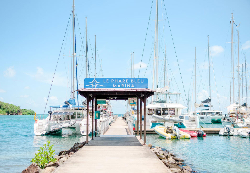 Marina facilities at one of the best places for investment properties in Grenada