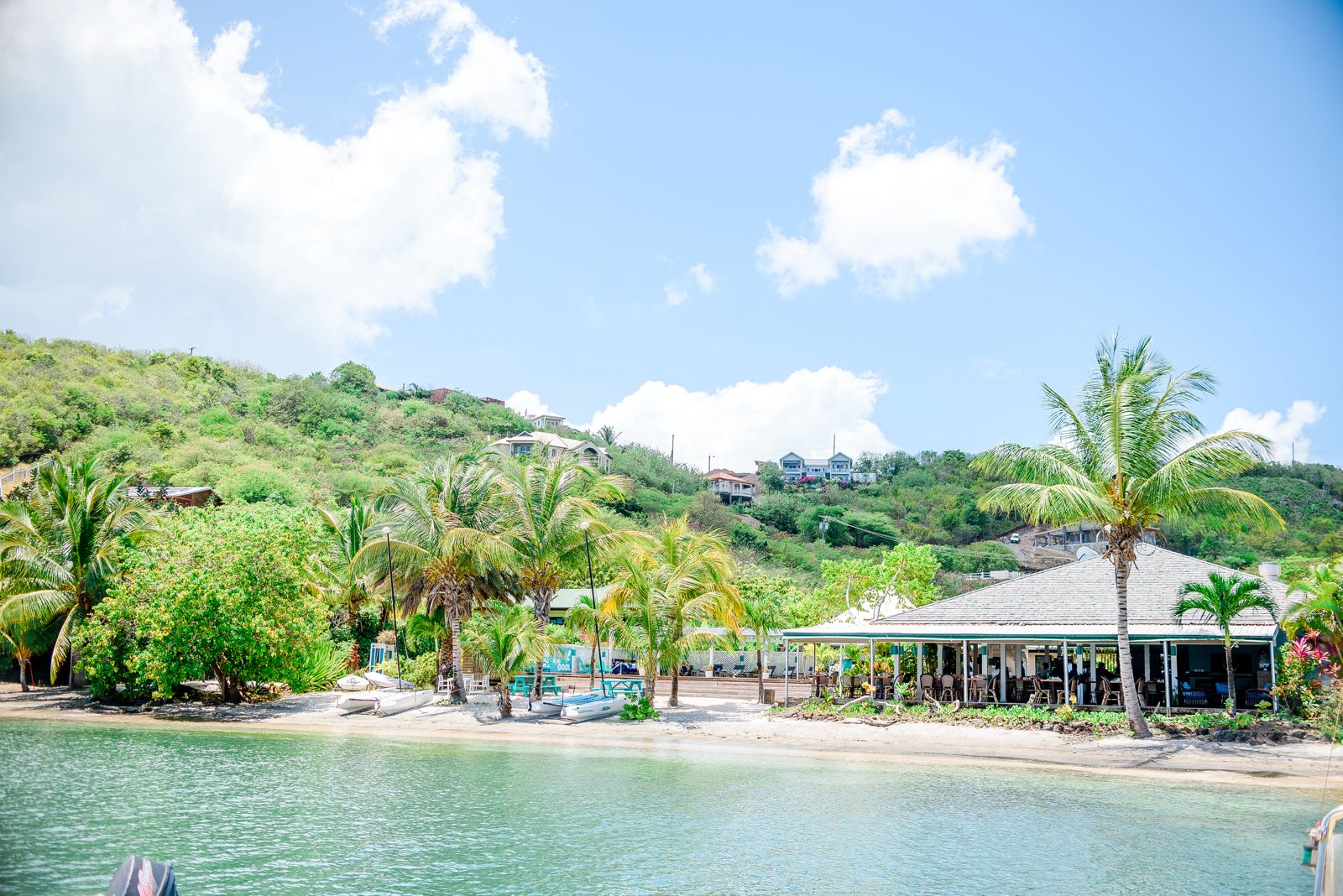 Waterfront restaurant and resort buildings at best places for investment properties
